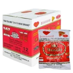 Case Of Cha Tra Mue Brand Number One Hand Thai Tea Mix (400g *12 Bags) 4.8kg