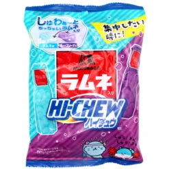 Morinaga Hi Chew Candy Ramune Soda Original & Grape Flavour 68g