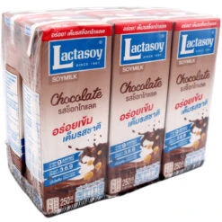 Lactasoy Chocolate UHT Soymilk (Pack Of 6) 1500ml (6x250ml)