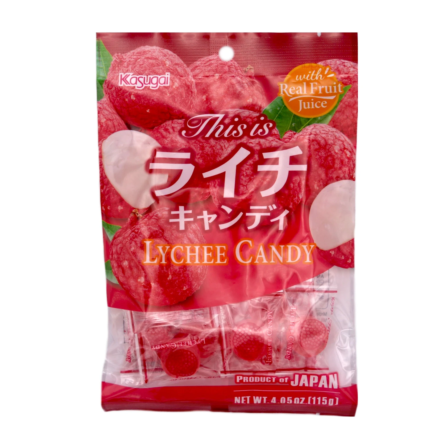 Kasugai Lychee Candy 115g 1 Kasugai Lychee Candy 115g