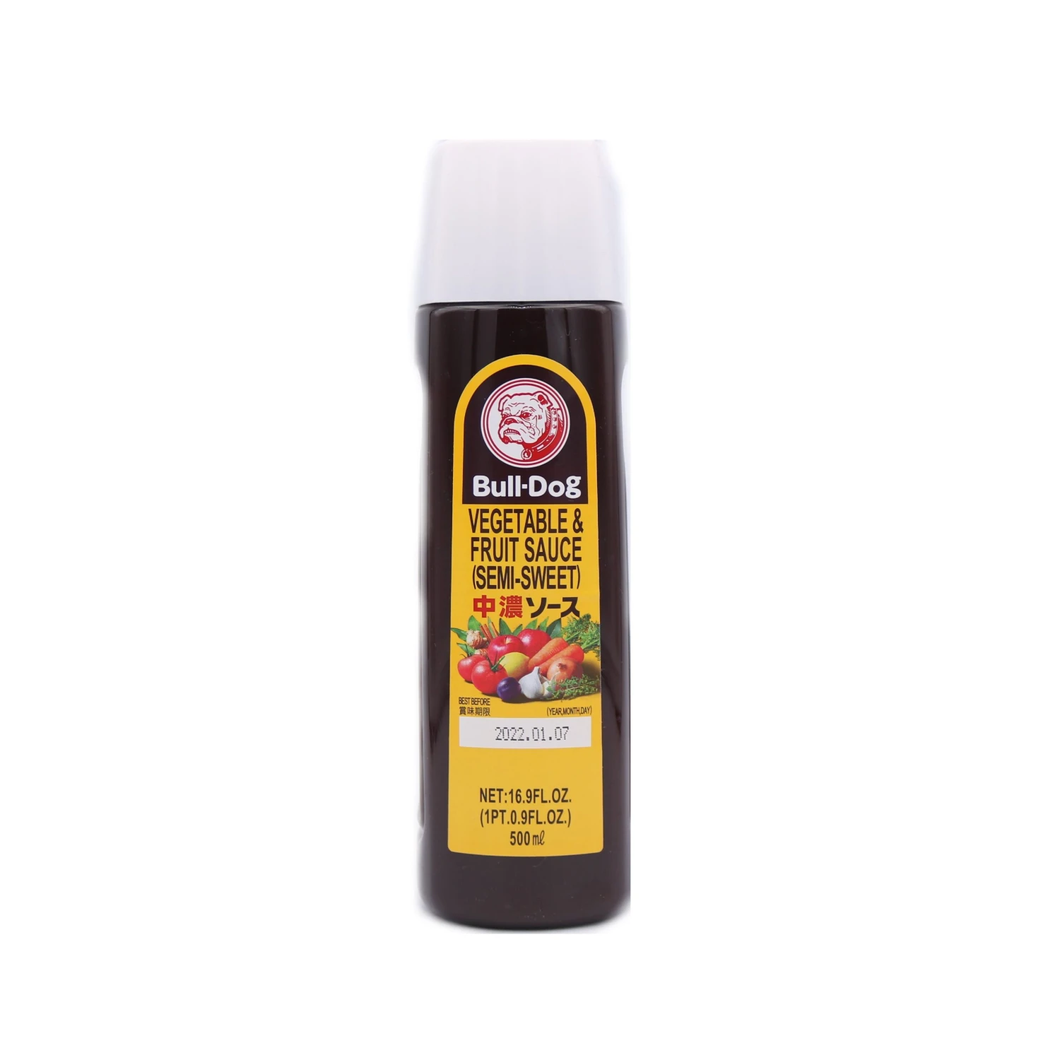 Bull Dog Vegetable & Fruit Sauce (Semi-Sweet) 500ml 1 Bull Dog Vegetable & Fruit Sauce (Semi-Sweet) 500ml