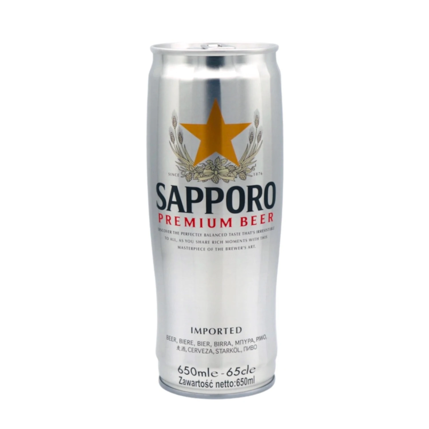 Sapporo Premium Beer (Alc. 5.0% Vol.) 650ml 1 Sapporo Premium Beer (Alc. 5.0% Vol.) 650ml