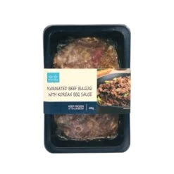 Blue Ville Marinated Beef Bulgogi With Korean BBQ Sauce 400g (Frozen)