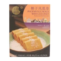October Fifth Phoenix Egg Rolls With Coconut 150g